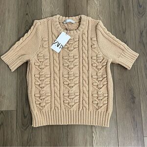 NEW! ZARA Cable Knit Sweater‎